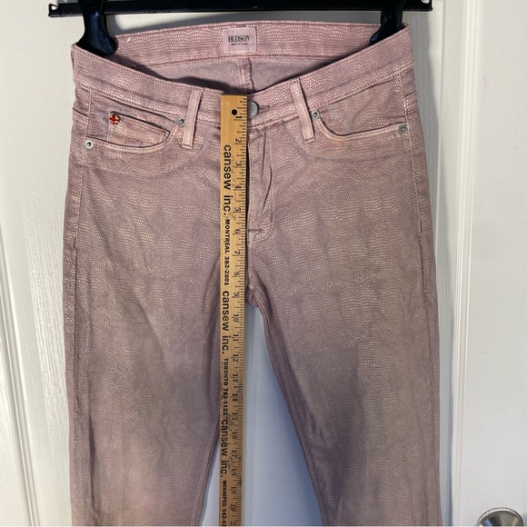 Sz 27 Hudson Jeans (Nico) snakeskin pink - Picture 7 of 11